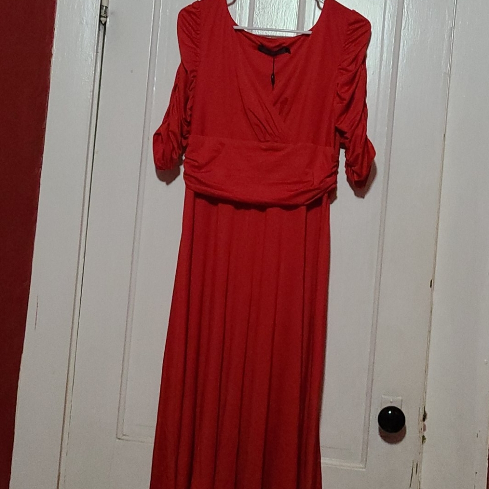 Red dress